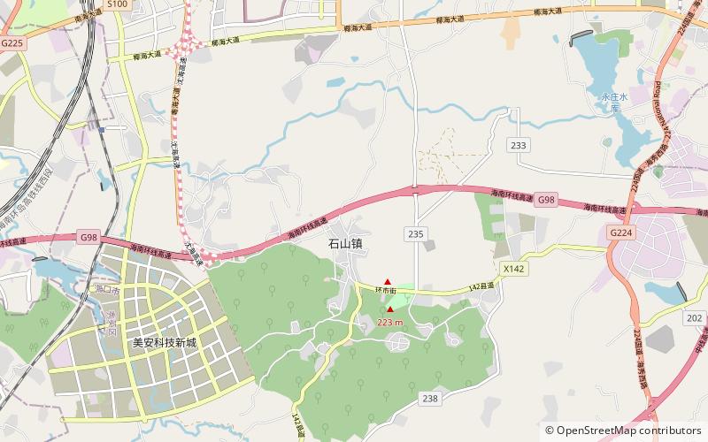 shi shan qi shi er dong shishan 72 lava caves location map