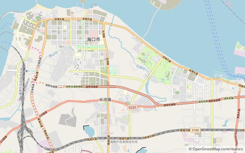wuyuan river stadium haikou location map
