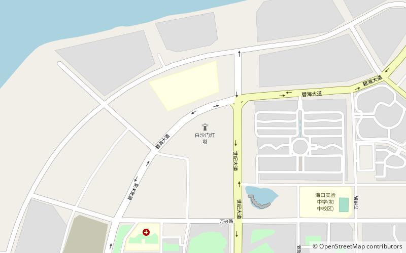 Baishamen Lighthouse location map
