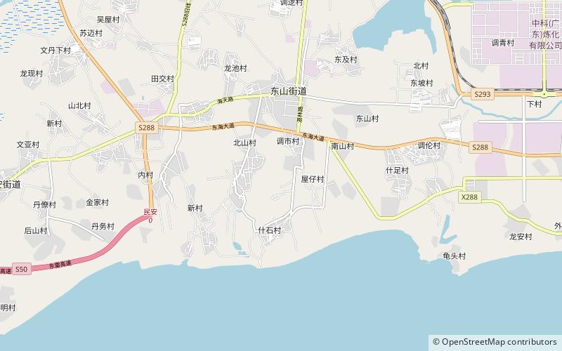 Donghai Island location map