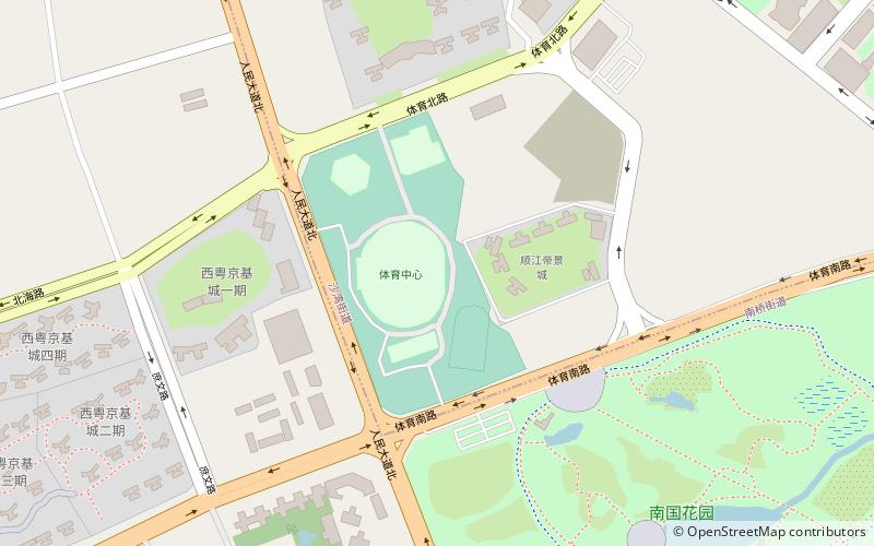 zhanjiang sports centre location map