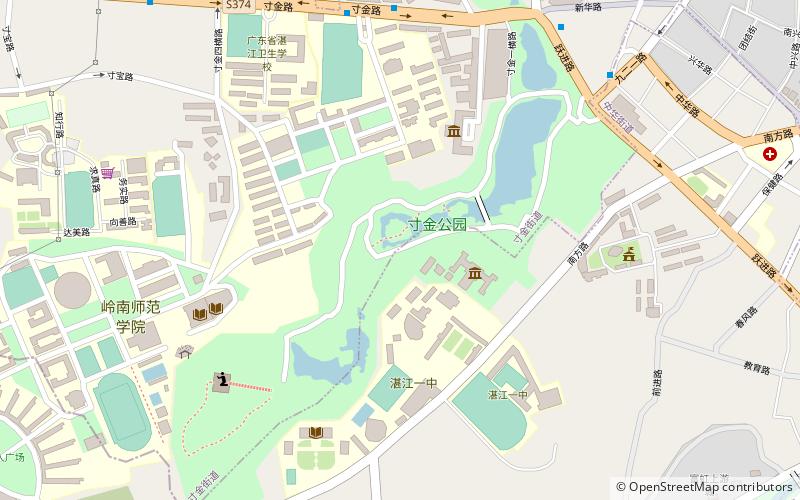 cunjin bridge park zhanjiang location map