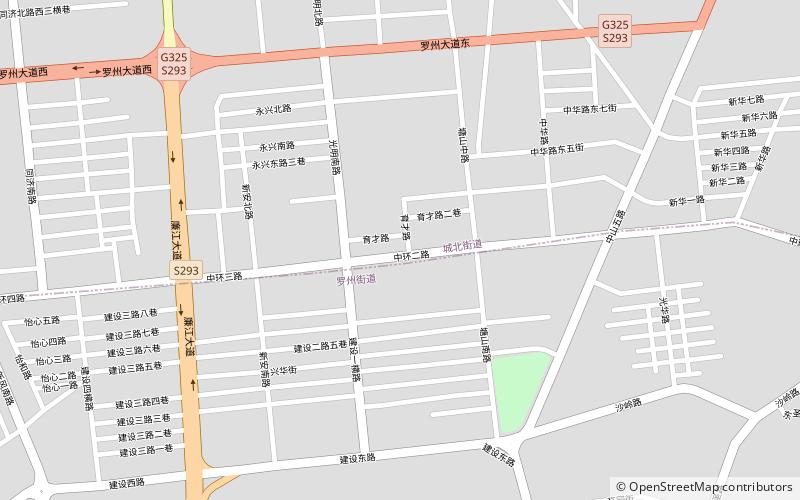 chengbei subdistrict location map