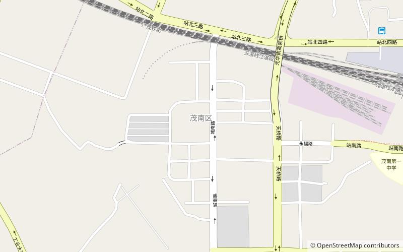 District de Maonan location map