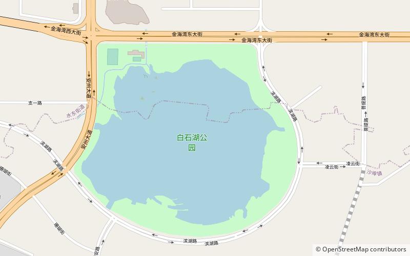 bai shi hu qinzhou location map