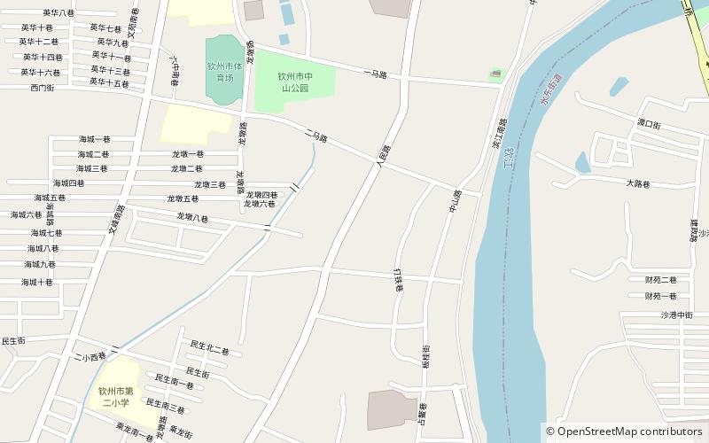 qinnan district qinzhou location map