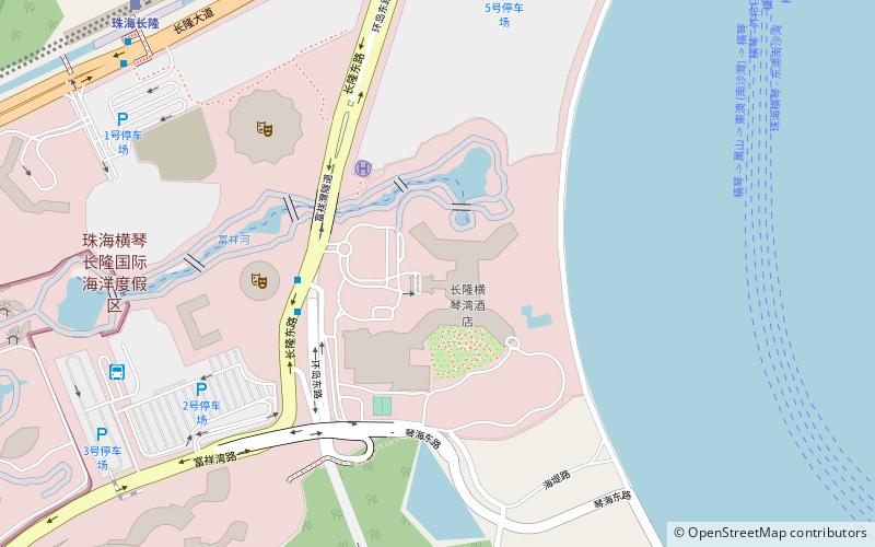 zhuhai chimelong international ocean resort macau location map