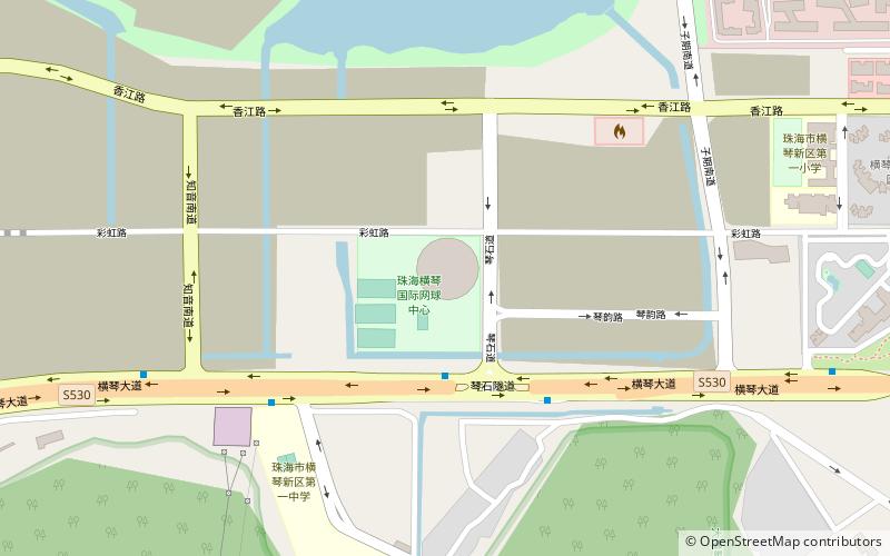 Hengqin International Tennis Center location map