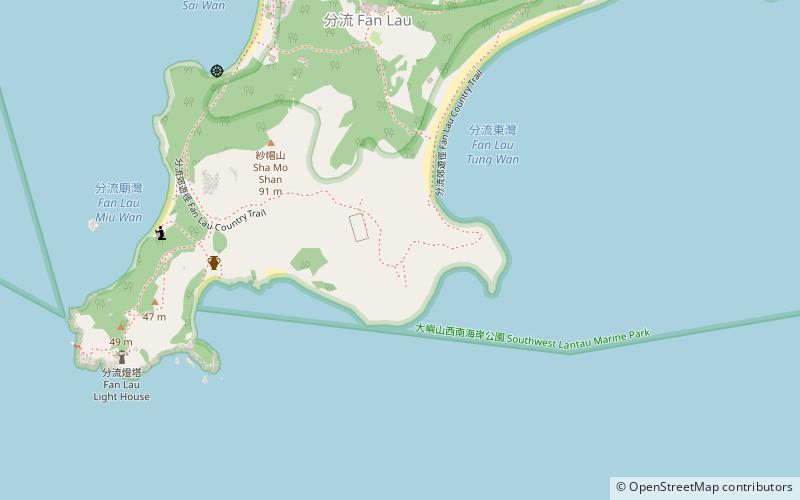 Fan Lau Fort location map