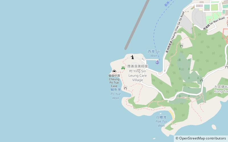 Cheung Po Tsai Cave location map