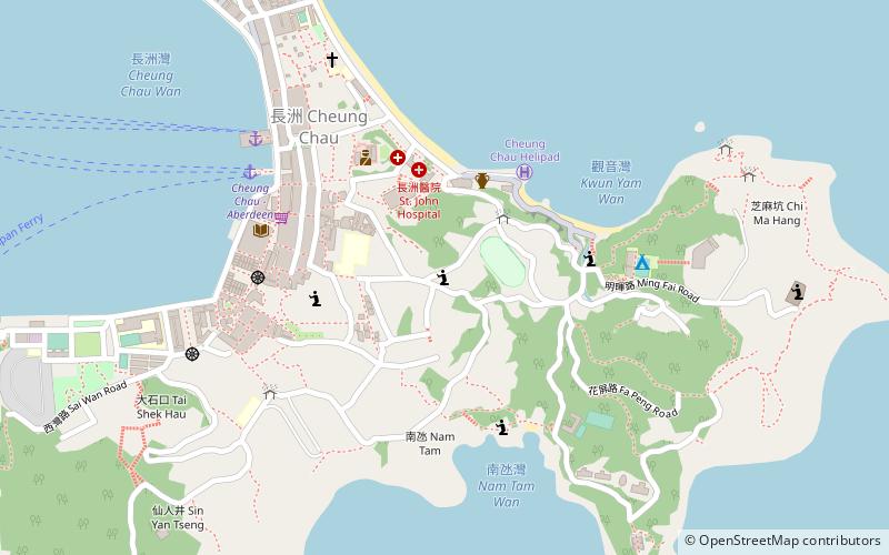 Kwan Kung Pavilion location map