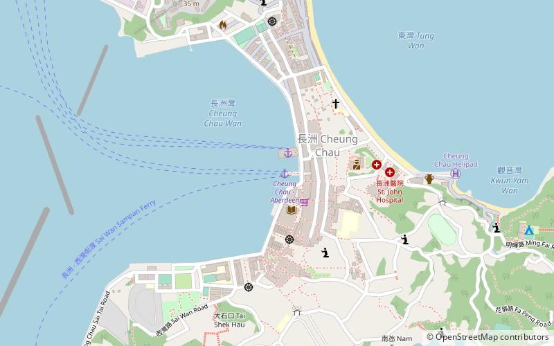Cheung Chau Public Pier location map