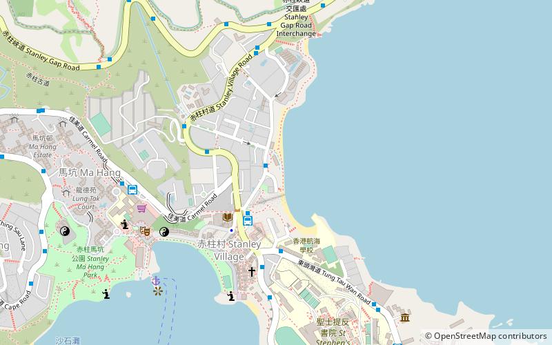 Stanley Main Beach location map