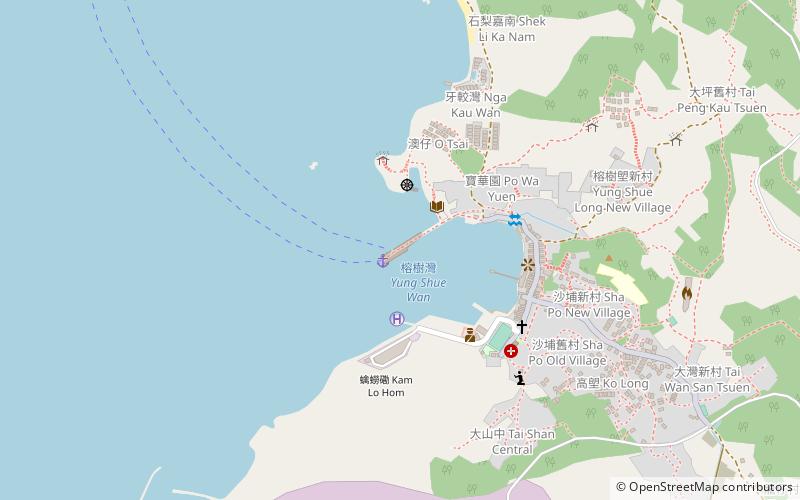 Yung Shue Wan Ferry Pier location map