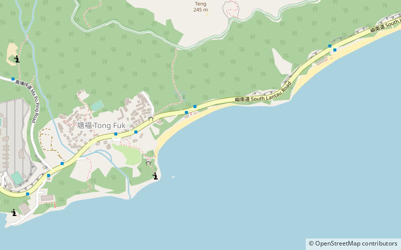 Tong Fuk Beach location