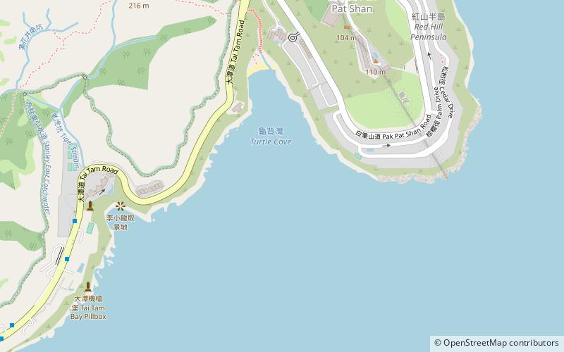 Turtle Cove Beach location map