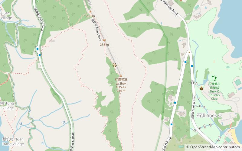 Shek O Peak location map