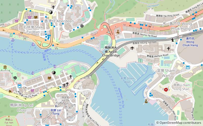Aberdeen Channel Bridge location map