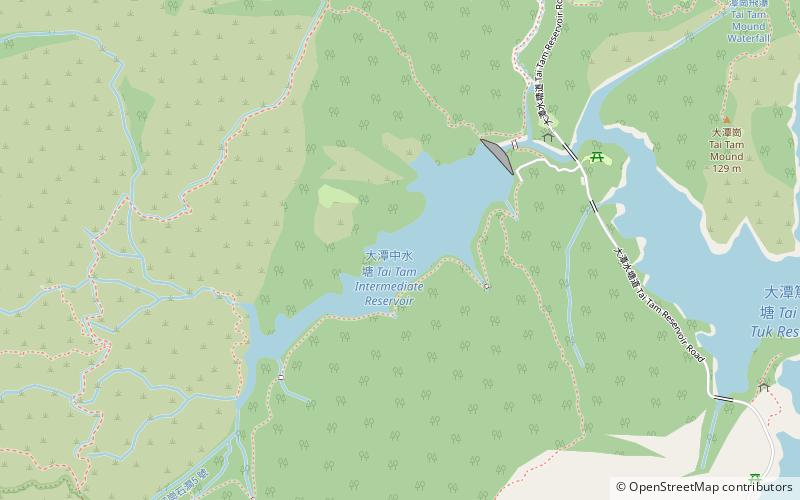 Tai Tam Intermediate Reservoir location map