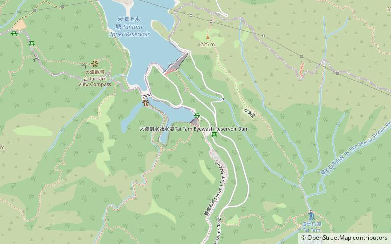 Tai Tam Byewash Reservoir location map