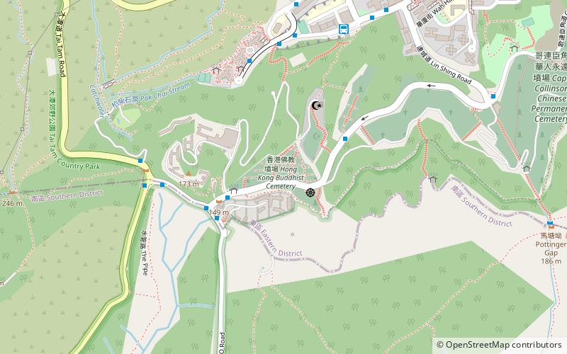 Hong Kong Buddhist Cemetery location map