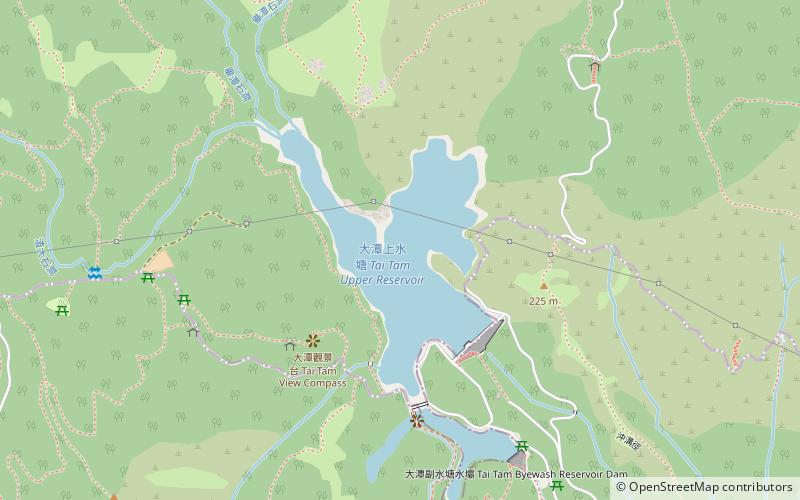 Tai Tam Reservoirs location map