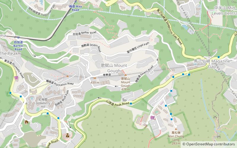 Mount Gough location map