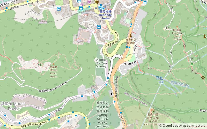 Chiu Yuen Cemetery location map