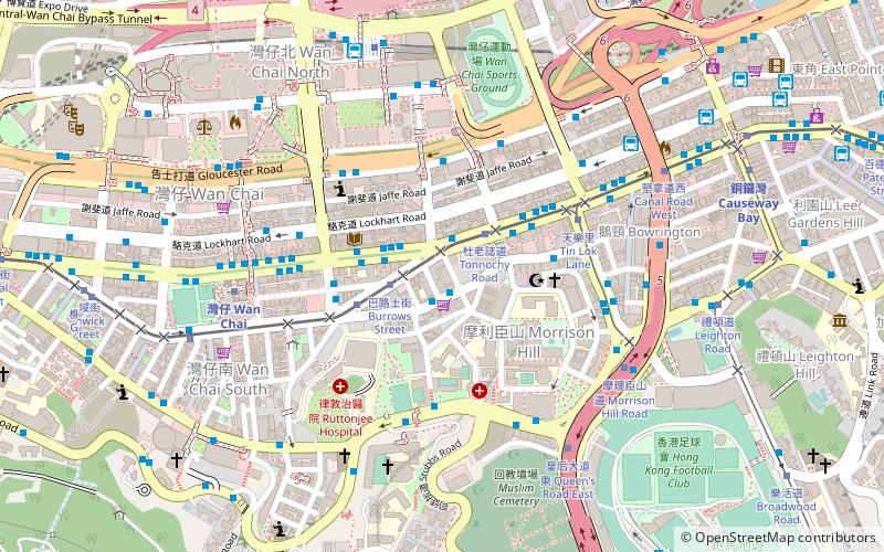 Wan Chai Heritage Trail location map