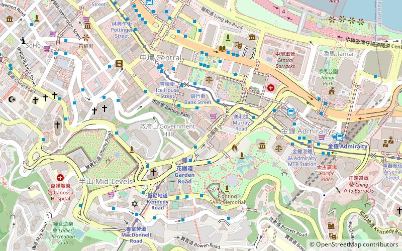 Cheung Kong Park location map