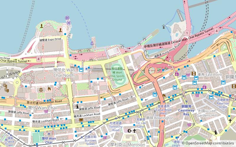 Wan Chai Sports Ground location map