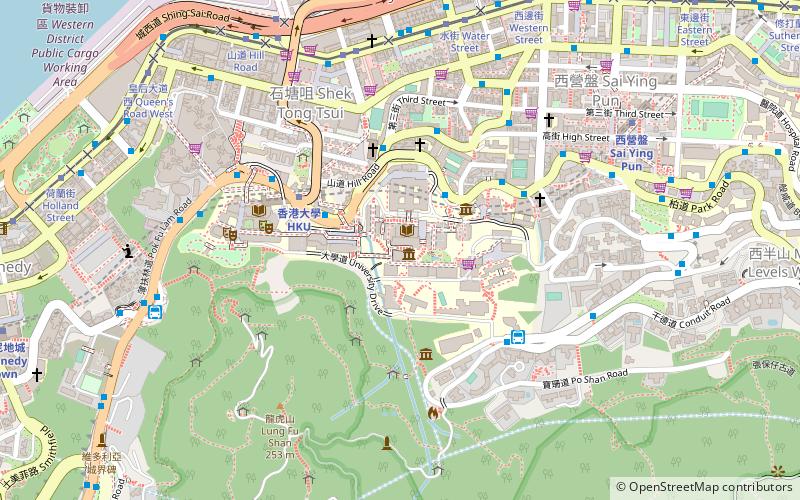 Universidad de Hong Kong location map