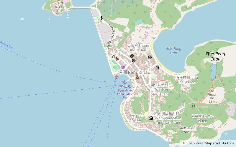 Peng Chau Ferry Pier location map