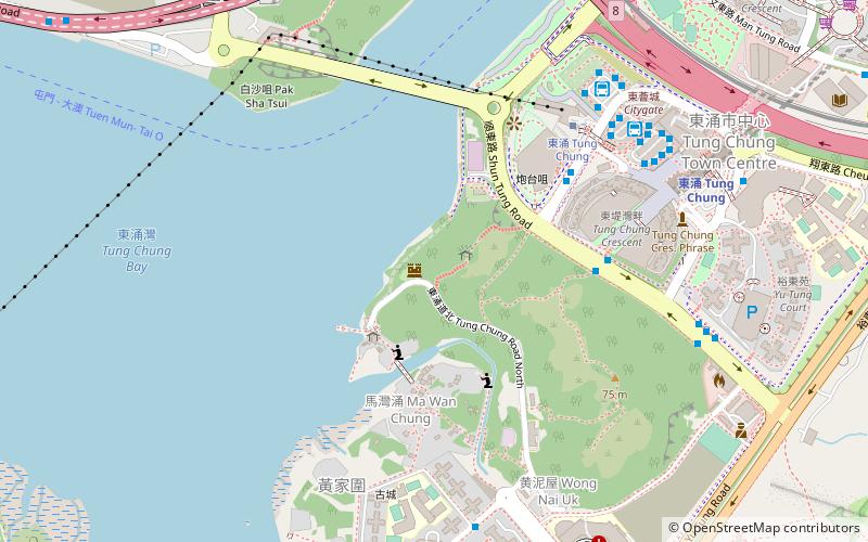 Tung Chung Battery location map