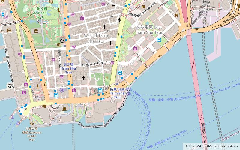 Tsim Sha Tsui East Waterfront Podium Garden location map
