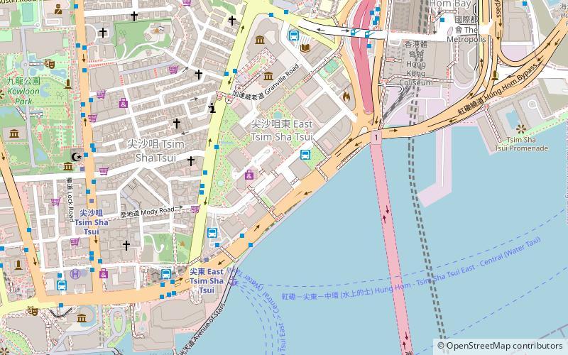 Tsim Sha Tsui Centre and Empire Centre location map