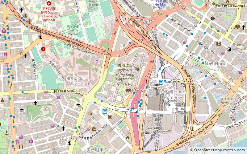 The Hong Kong Polytechnic University location map