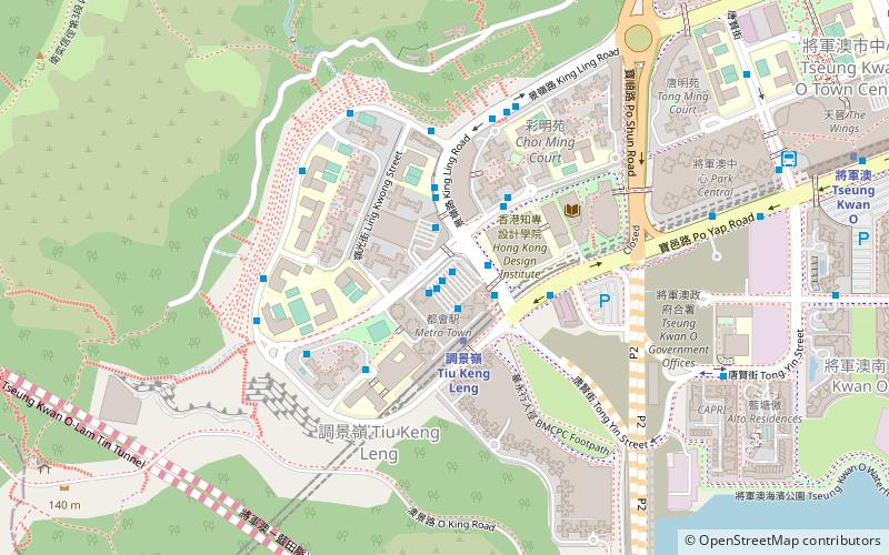 Metro Town location map