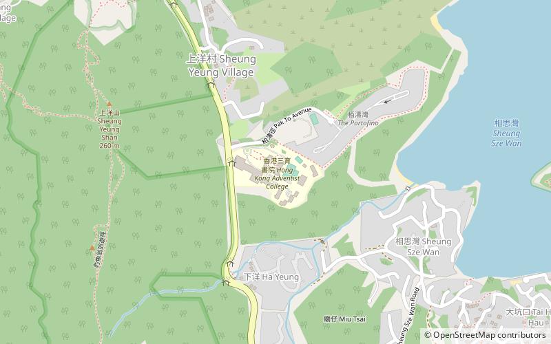 hong kong adventist college location map