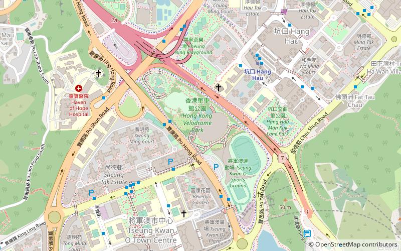 Hong Kong Velodrome location map