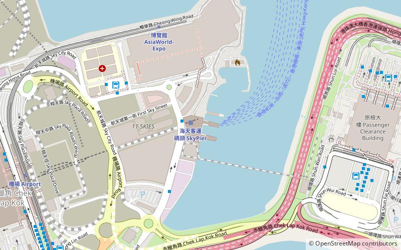 Skypier location map