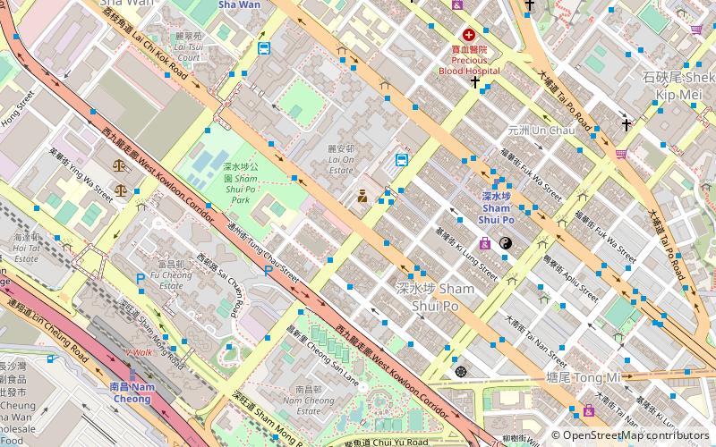 Yen Chow Street Hawker Bazaar location map