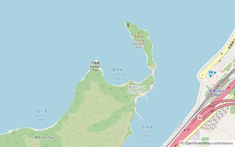 Luk Keng Pier location map
