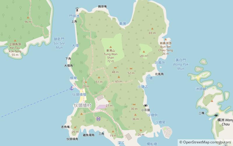 Town Island location map