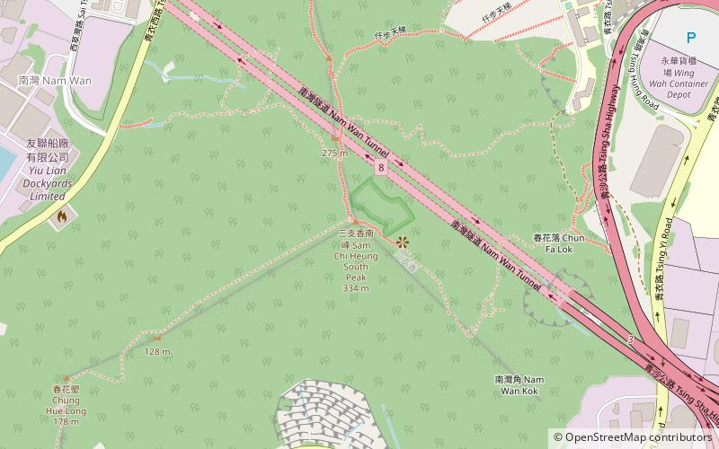 Tsing Yi Peak location map