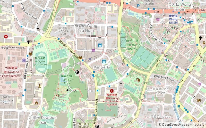 lok fu centre hong kong location map