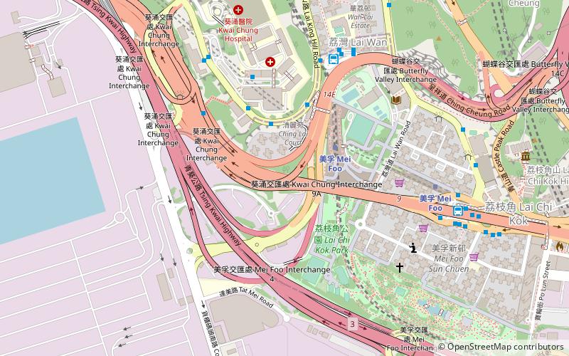 Lai Chi Kok Bridge location map