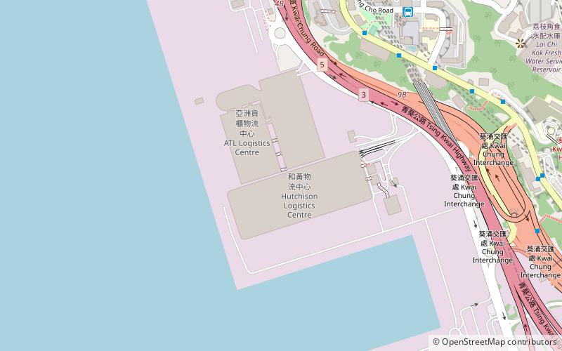 Kwai Tsing Container Terminals location map