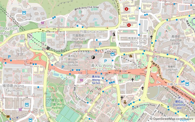 Sik Sik Yuen Wong Tai Sin Temple location map
