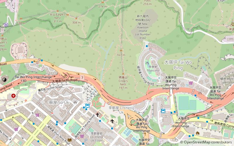 crows nest hong kong location map